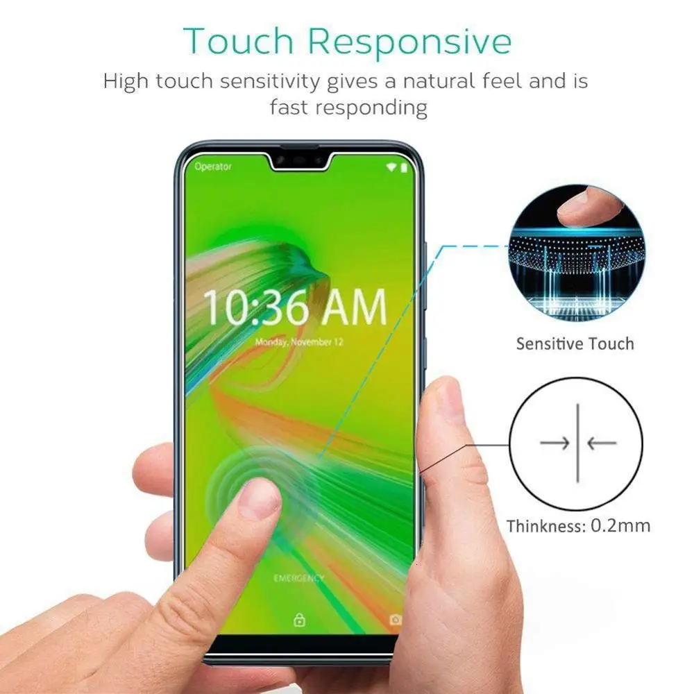 2 шт ASUS Zenfone Max M2 ZB633KL 2.5D 9H закаленное стекло для Asus ZenFone Pro ZB631KL Защитная пленка