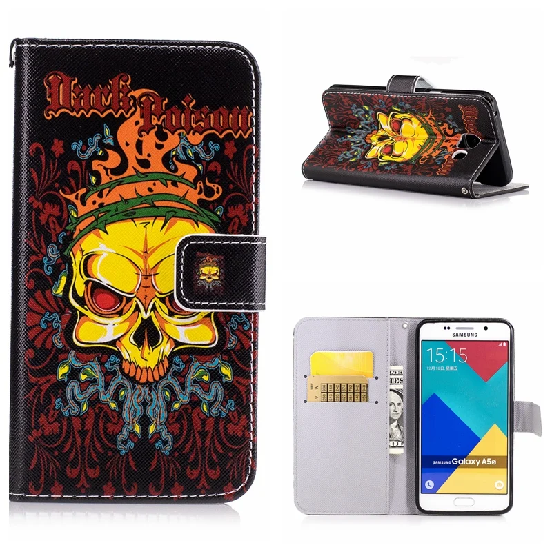 Кожаный чехол-книжка для Samsung Galaxy J1 J2 J3 J5 J7 2016 A3 A5 2017 A8 2018 Core Prime Grand G531 S5 Neo S6 S7 edge S8 S9