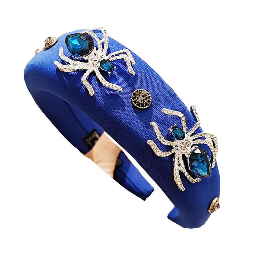 Женский обруч для волос в стиле панк роскошная повязка на голову с кристаллами и