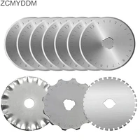 zcmyddm 6pcs 45mm rotary blades round trimmer fabric rotary cutter for replacement cutting sewing craft diy cutting accessories