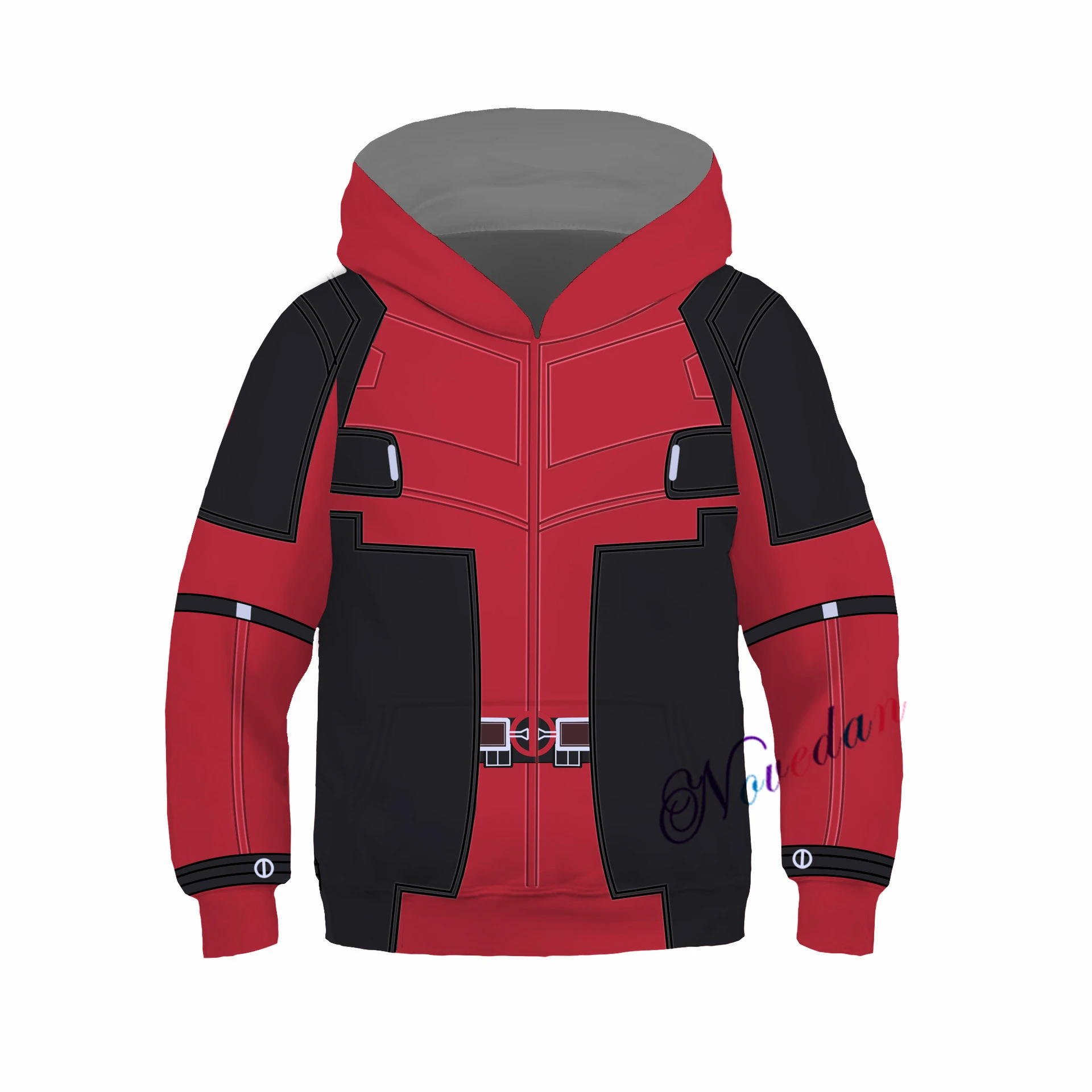 Детский костюм для костюмированной вечеринки Толстовка с 3D-принтом супергероя