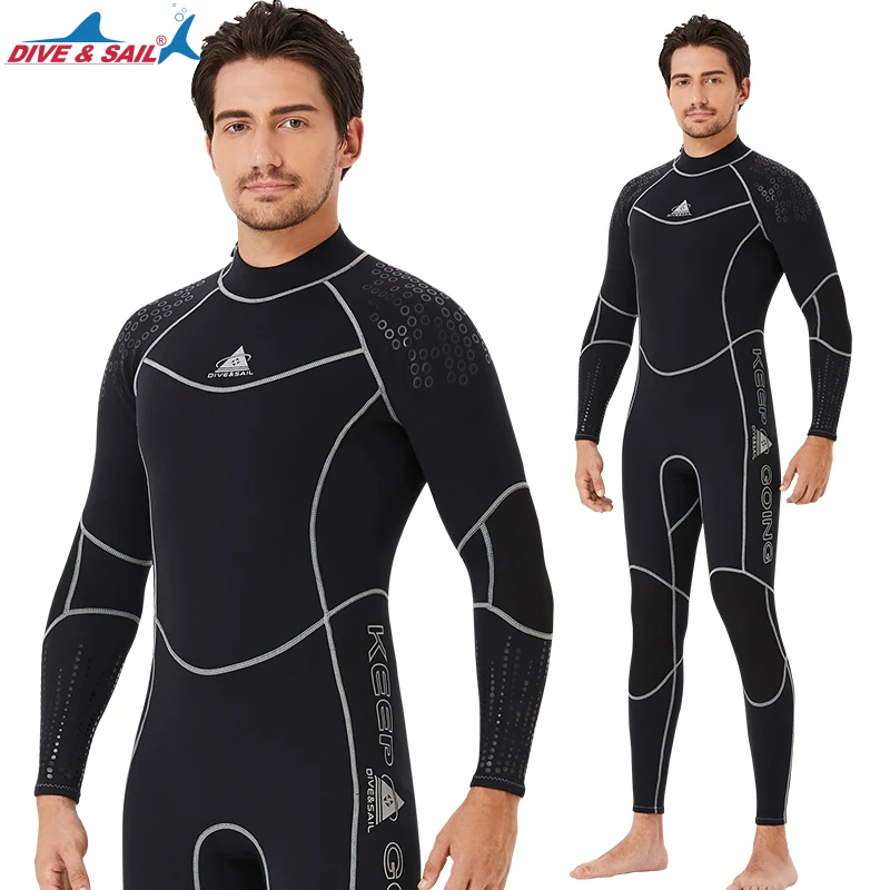 Гидрокостюм для мужчин и женщин цельный неопреновый гидрокостюм с длинным