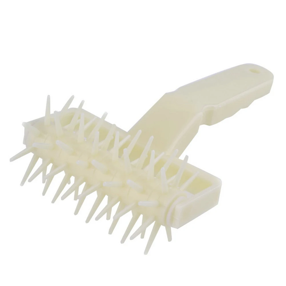 

Durable Baking Tool Plastic Roller Dough Pitter Pizza Pastry Docker Portable Large White