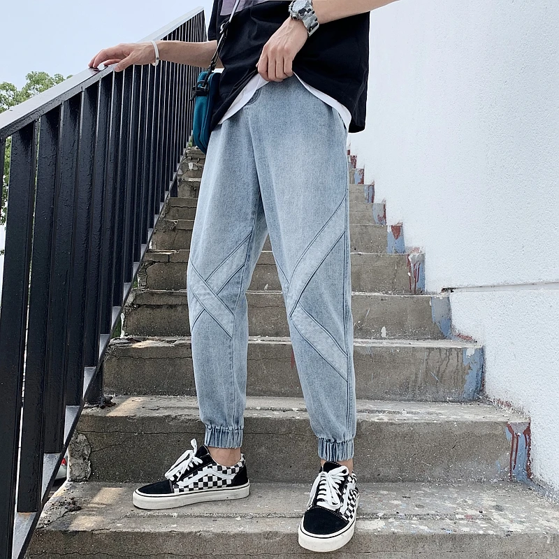 

2020 New cotton Jeans Men High Quality DenimHip Hop trousers soft mens pants spring jean fashion Large Big size 5XL