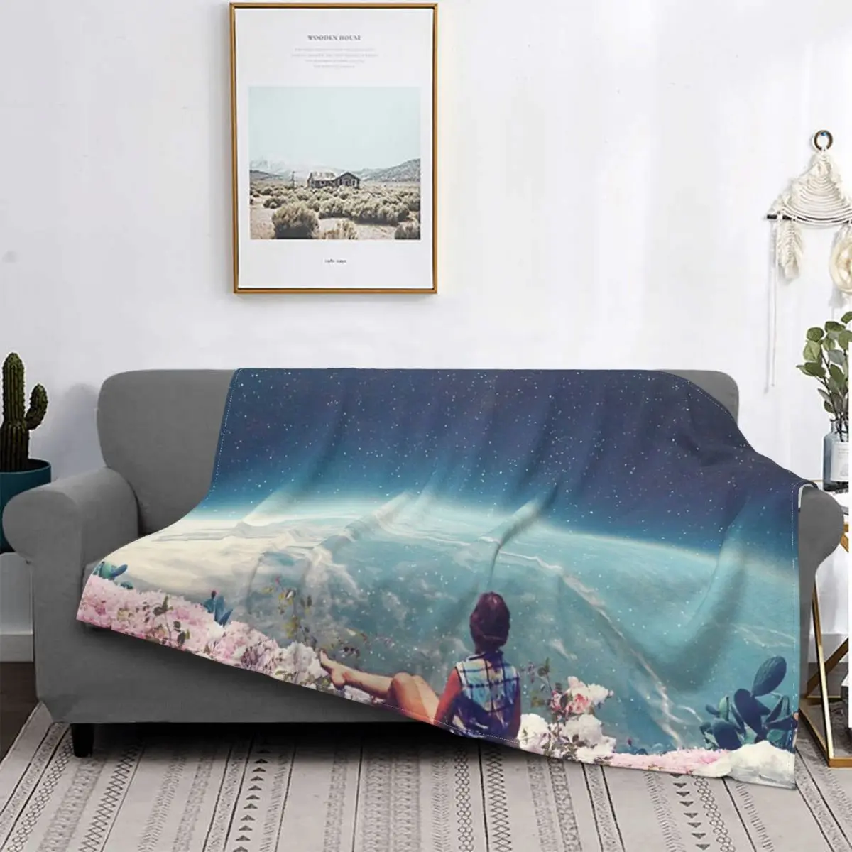 

Мой Мир florece cuando te раме, manta, colcha para cama, muselina a cuadros de felpa de Anime, mantas y fundas a cuadros
