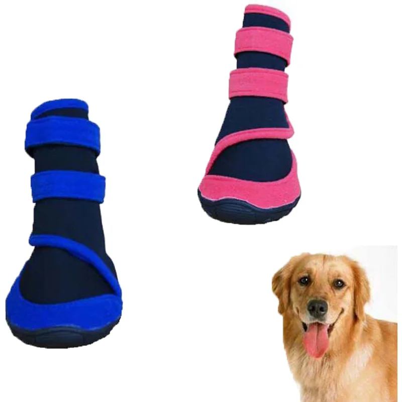Теплые ботинки для собак неопреновые Водонепроницаемые зимние щенков