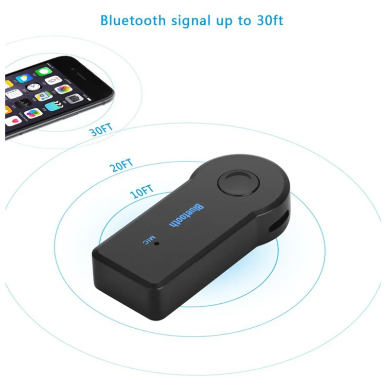 3,5 мм разъем Bluetooth приемник автомобильный беспроводной адаптер громкой связи беспроводной Bluetooth адаптер передатчик Авто Музыка для IPhone XR