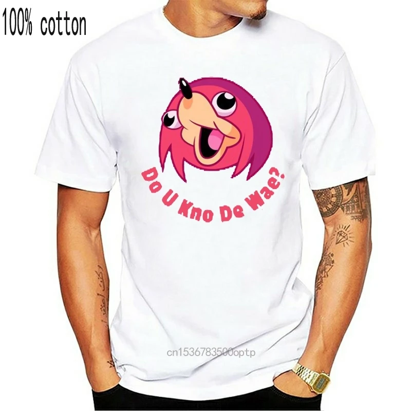 Кавайная футболка с интернет мемом Мужская забавная do you kno de wae угаданскими