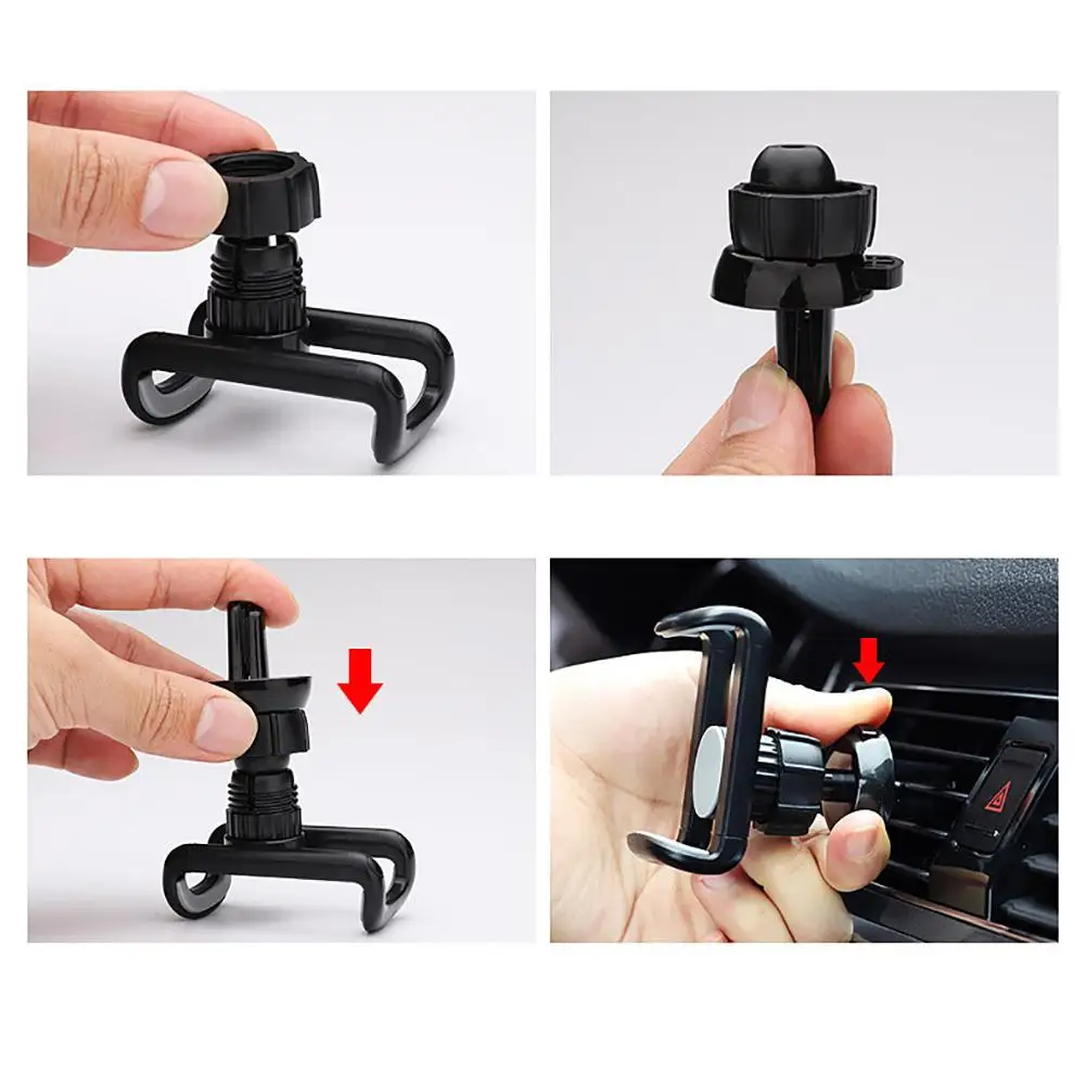 

Car Phone Mount Dashboard Phone Holder Air Vent Phone Mount 360 Degree Rotation Adjustable Cell Phones Clip Stand Suitable