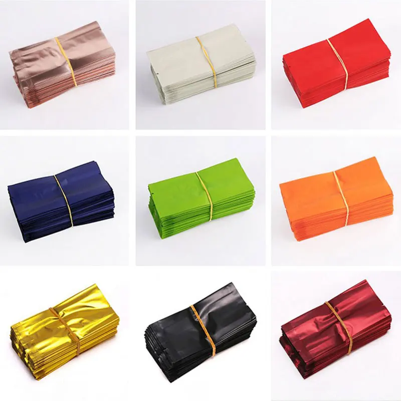

200Pcs/Lot Tea bag Aluminum Foil Bag Vacuum Heat Seal Packaging Pouches Food Coffee Tea Mylar Foil Bag