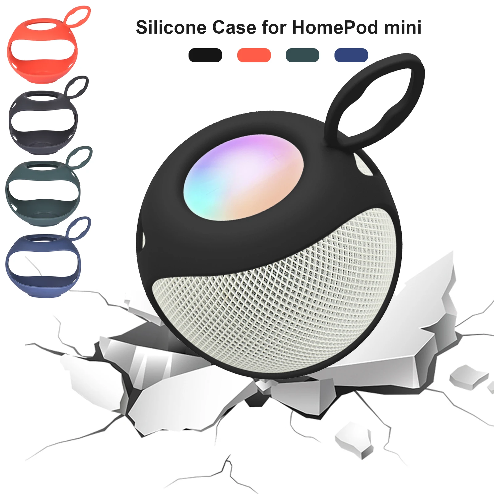 

2021 New Silicone Case Protective Skin Cover For HomePod Mini Bluetooth Speaker