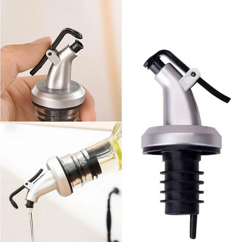 

1pc Wine Olive Oil Pourer Nozzle Bottle Dispenser Liquid Pourer Stopper