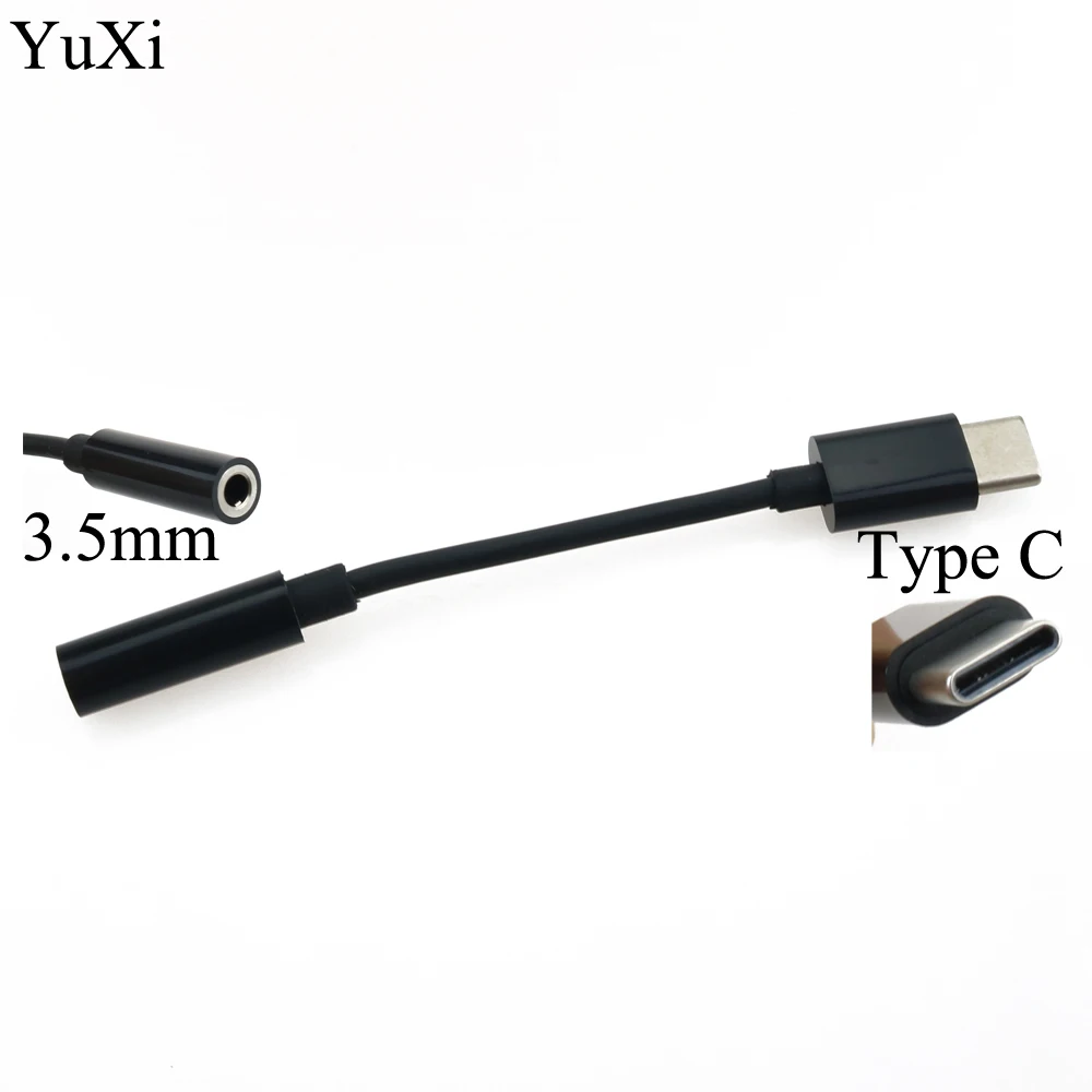 Кабель-адаптер для наушников Type-C-3 5 мм usb 3 1 Type C USB-C штекер AUX аудио разъем Xiaomi 6 Mi6 Letv