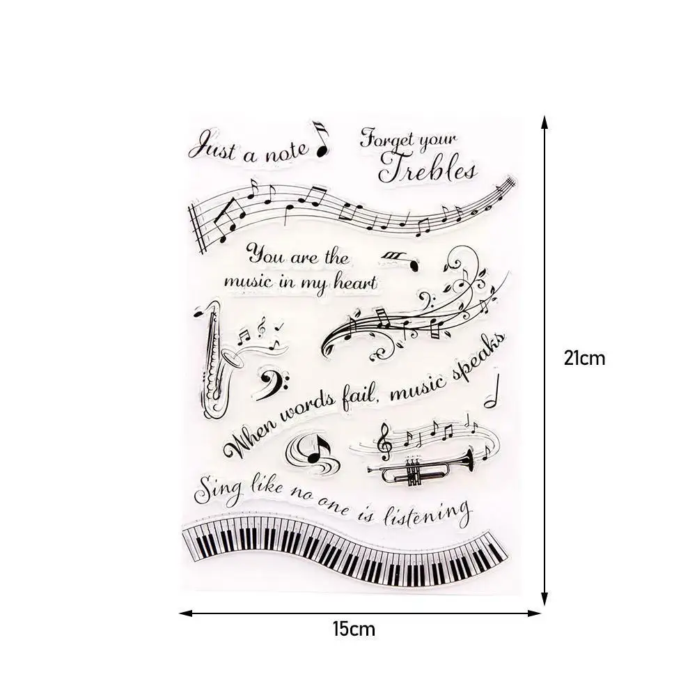 

TPR Transparent Stamp DIY Transparent Silicone Rubber Stamp Cake Chocolate Home Decoration Printed Kitchen Baking Mold R0F9