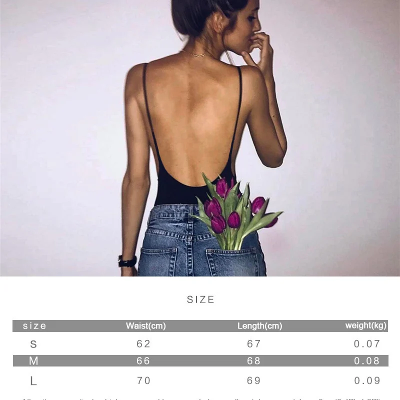 Женский комбинезон с глубоким V образным вырезом однотонный облегающий