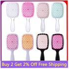 Гребень женский с широкими зубцами, массажная расческа для кожи головы, инструмент сделай сам для домашнего салона