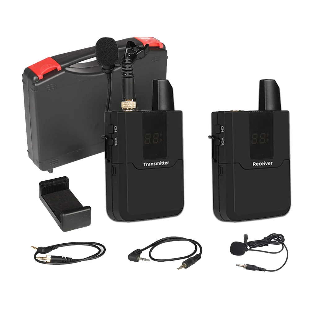 JAYETE высококачественный беспроводной петличный микрофон с многофункциональным отворотом, микрофон для интервью с камерой, камерой, телефоном