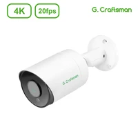 4k ip camera poe 20fps sony sensor security cctv cam h 265 outdoor audio video surveillance onvif b2m8s g craftsman