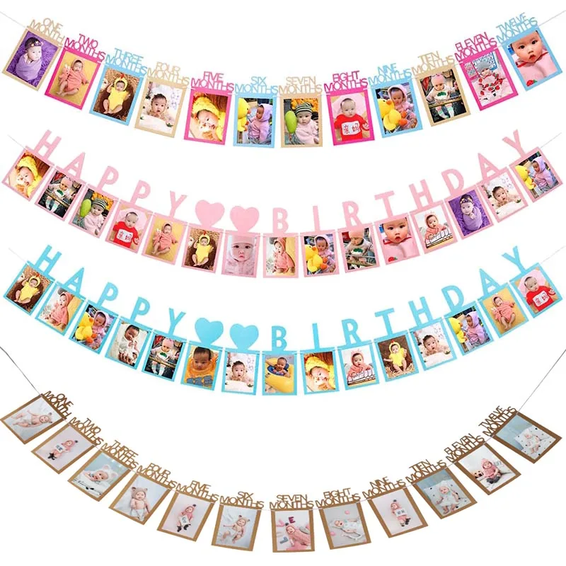 2 года День рождения баннерные шары 2-й день украшения дети мальчик девочка