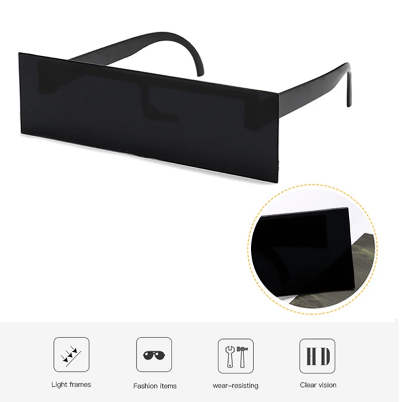 Матовый черный Защита от солнца для женщин солнцезащитные очки с квадратными