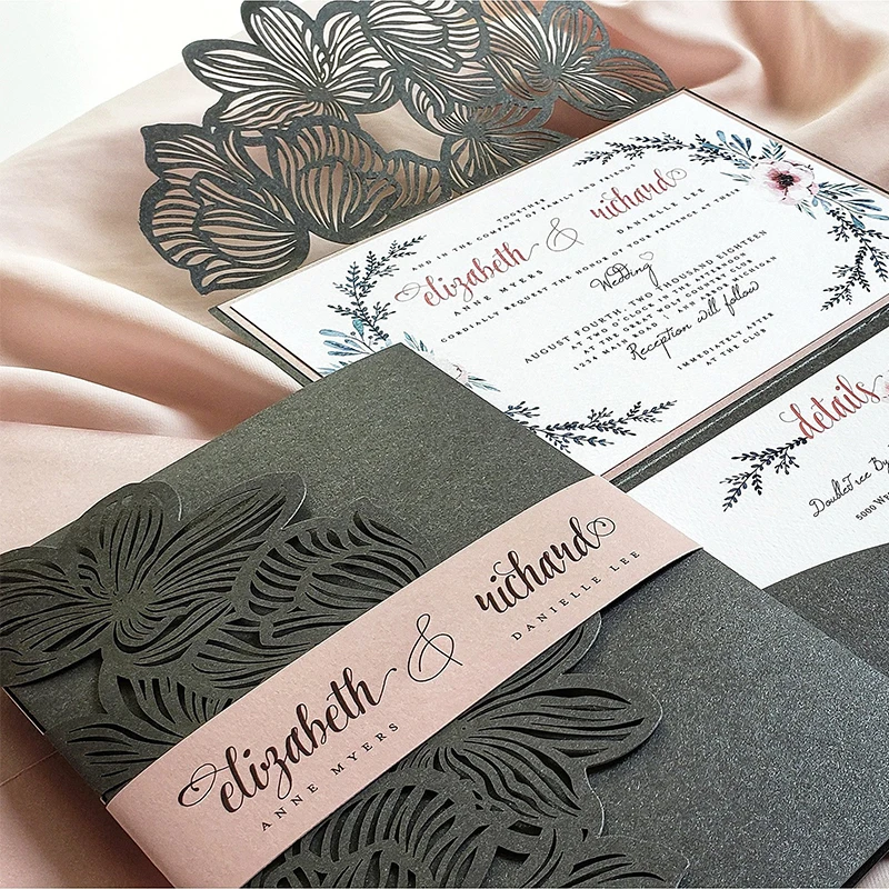 Штампы ручной работы металлические режущие штампы для свадебных приглашений