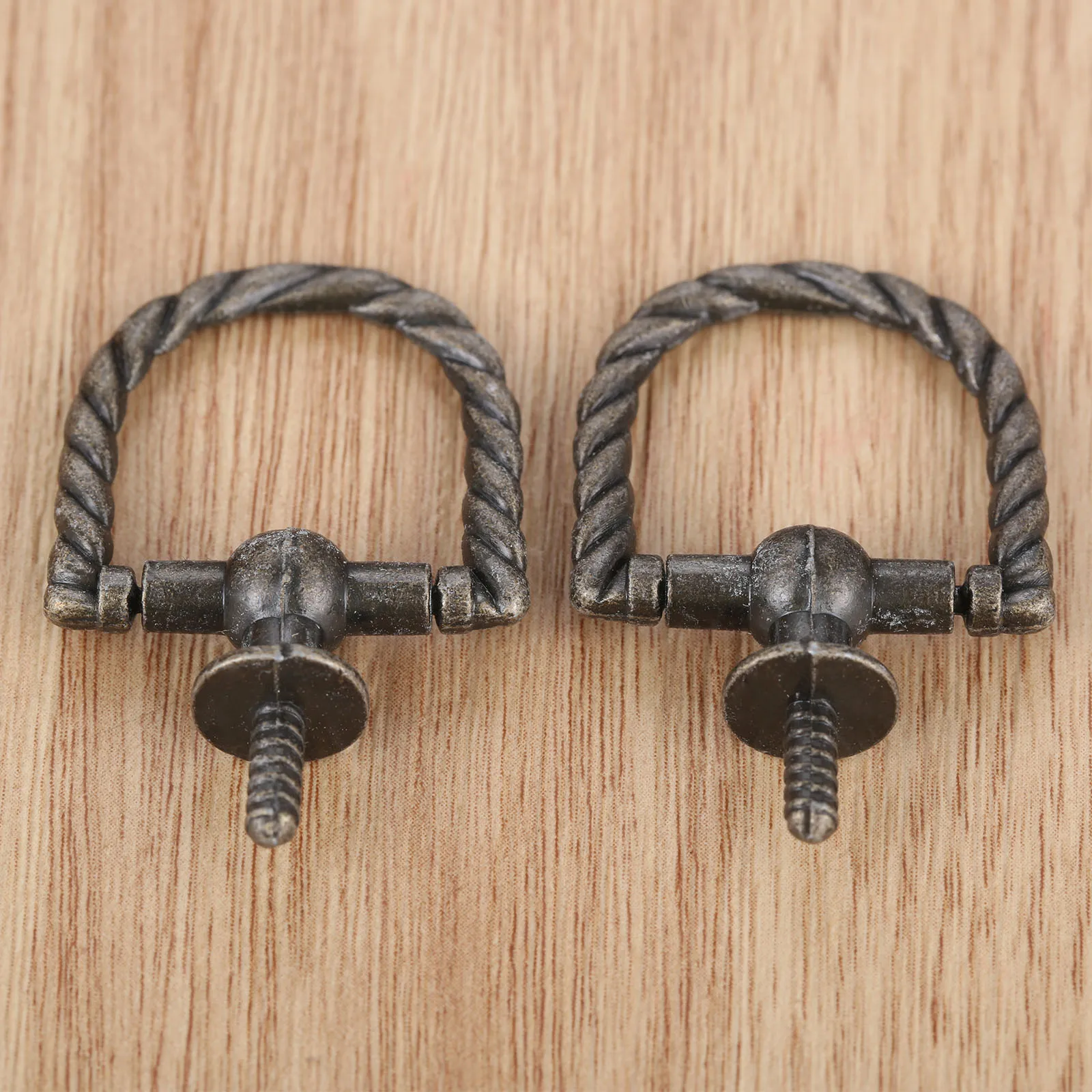 Антикварные ручки для шкафа ювелирных изделий ящик ящика шкаф из сплава саморезы