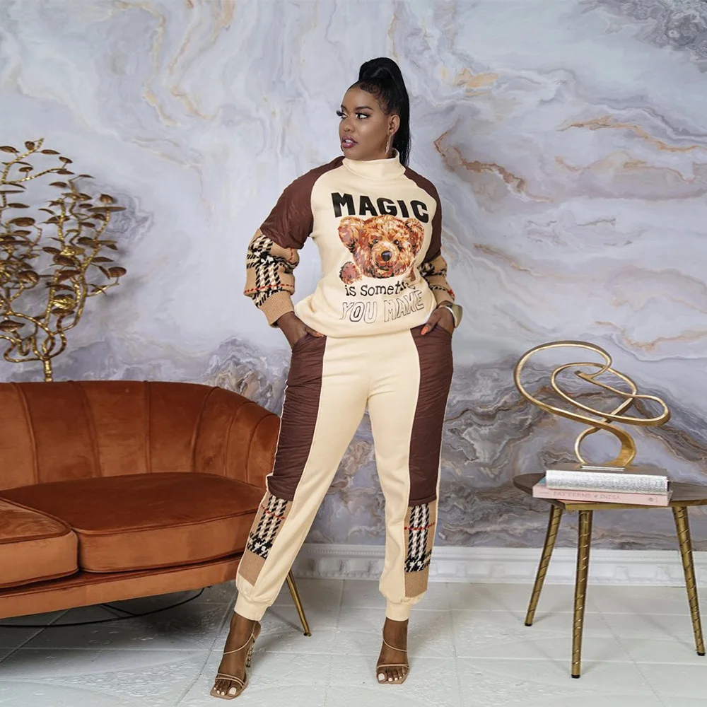 

Chocomist комплект из двух предметов повседневные клетчатые женские брюки