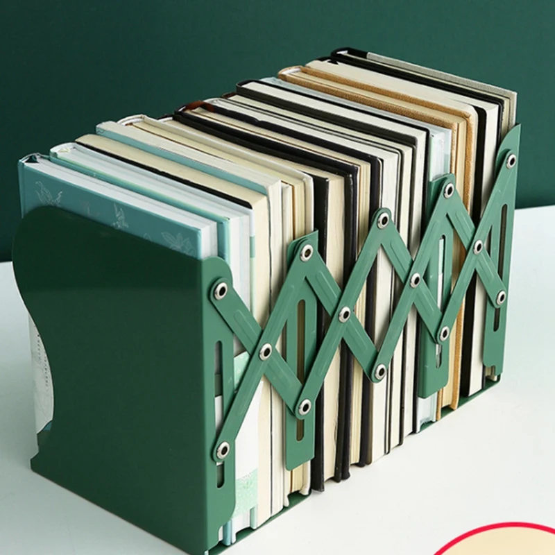 

Book Holder Stand Adjustable Bookend Holder Stand for Books Document Magazine Organizer Stationery