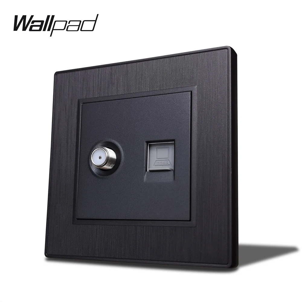 Wallpad S6 Черная серебристая Золотая спутниковая антенна ТВ Интернет-передача