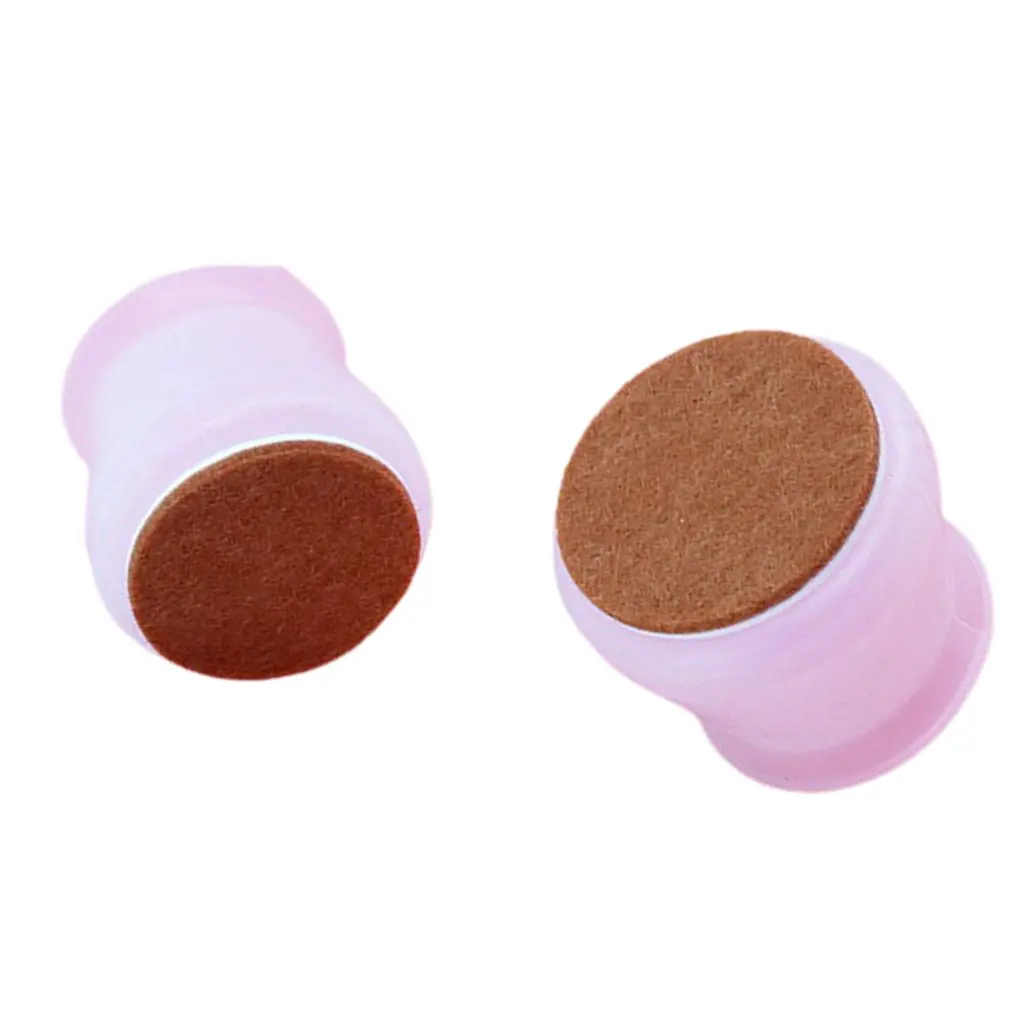 Funda de silicona antideslizante para pies de mesa, cubierta silenciosa y reutilizable, con reducci&oacute;n de ruido, 20 piezas-3