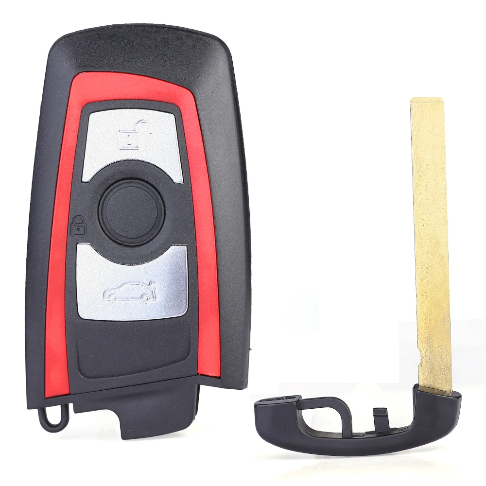 Замена KEYECU смарт пульт дистанционного ключа чехол корпус 3 кнопки/4 кнопки для BMW F