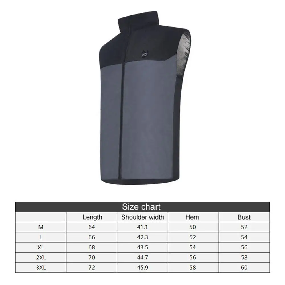 Зимний жилет с USB подогревом зимняя куртка для катания на лыжах пеших прогулок