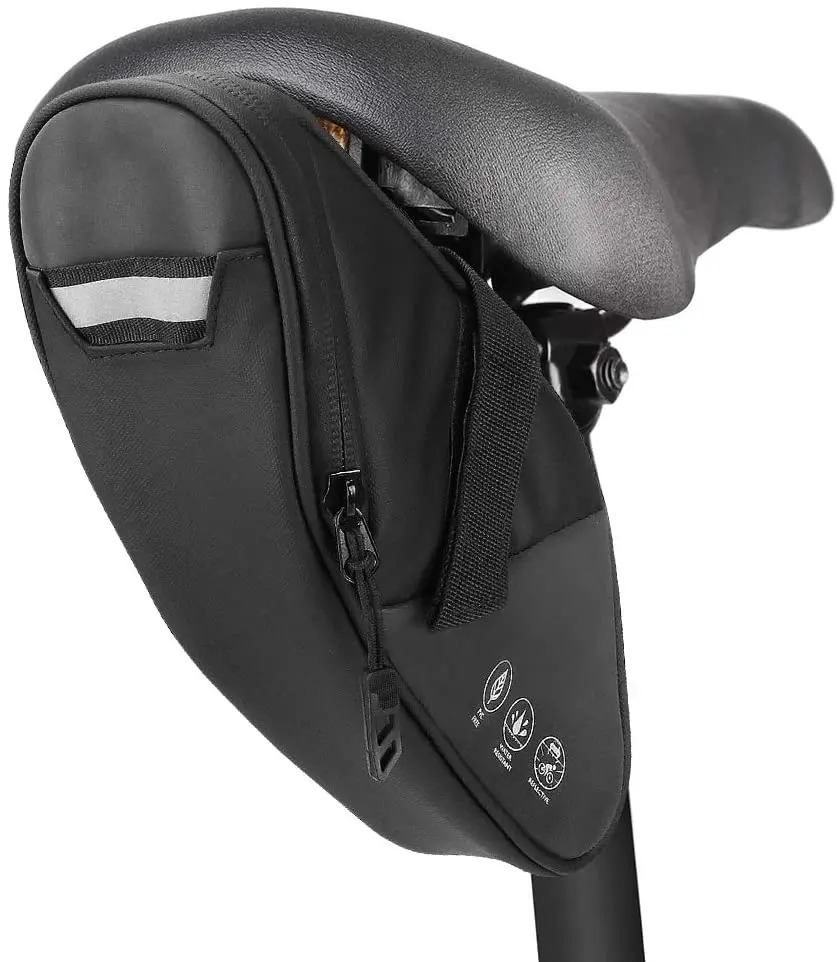 

Bike Seat Bag Waterproof 1.5L Hard Shell Bicycle/Bike Saddle Bag Quick Release Cycling Bag Under Seat Pouch Cycling Wedge Pack