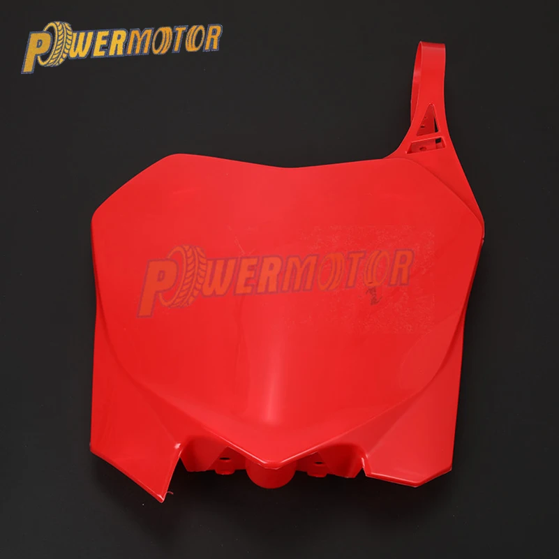 

Motorcycle Plastic Front Number Plates Name Plate For Honda CRF250R 10-13 CRF450R 09-12 Off Road Racing Dirt Bike Motocross ATV