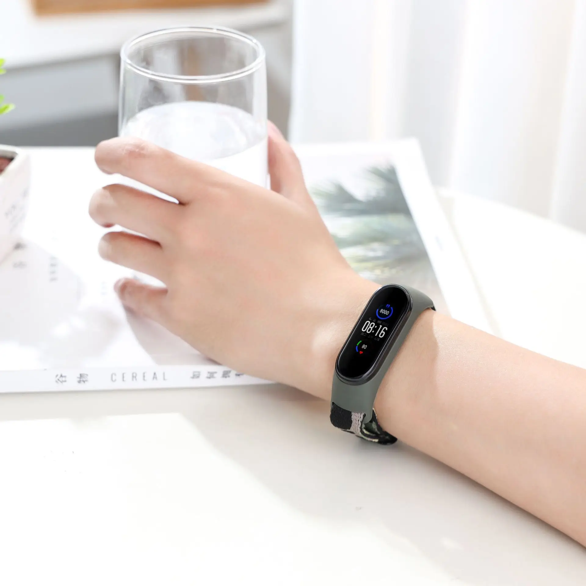 

Nylon Loop Strap For Xiaomi Mi Band 6 5 4 3 Adjustable Watch Band For Xiaomi Mi Band 6 5/4/3 Replacement Bracelet Accessories