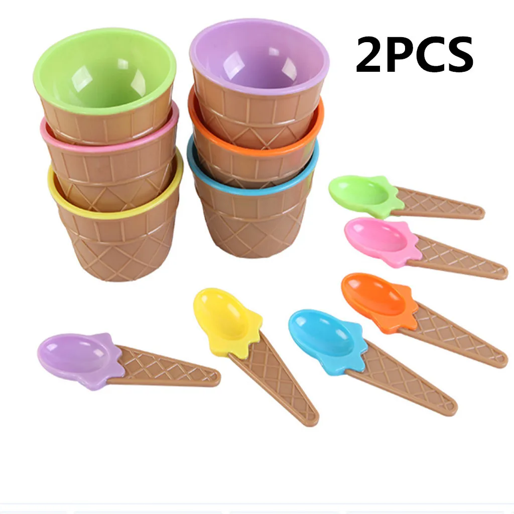 2 шт. детский поднос для мороженого в виде ложки| |