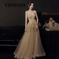 a line sweetheart evening dresses spaghetti strap backless lace organza ruched prom party gown robes de soir%c3%a9e %d0%bf%d0%bb%d0%b0%d1%82%d1%8c%d0%b5 %d0%b2%d0%b5%d1%87%d0%b5%d1%80%d0%bd%d0%b5%d0%b5