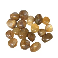 high quality 20 30mm healing crystals gemstone natural golden healer tumbled stone for sale