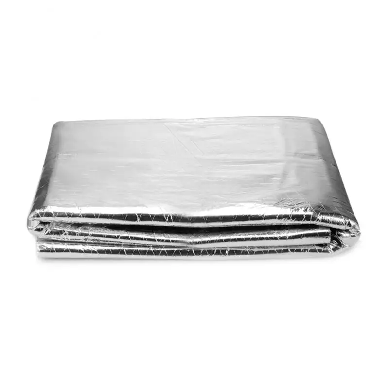 Car Anti-noise Sound Proof Insulation Cotton Pad Heat Closed Cell Thick Aluminum Fiber Engine Firewall Foam Mats | Автомобили и