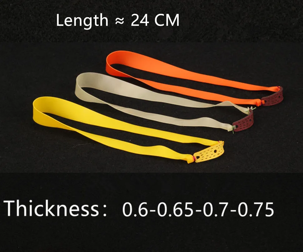 Ручная Рогатка для улицы сильная эластичная плоская c резиновой лентой охотничий