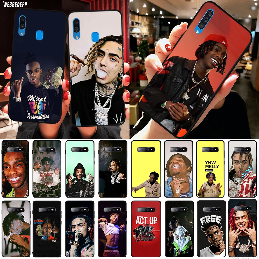 Чехол из ТПУ Ynw Melly Scarlxrd для Samsung Galaxy A2 Core A20e A70s J4 J6 Plus Prime J7 Duo J8 мягкий чехол|Бамперы|