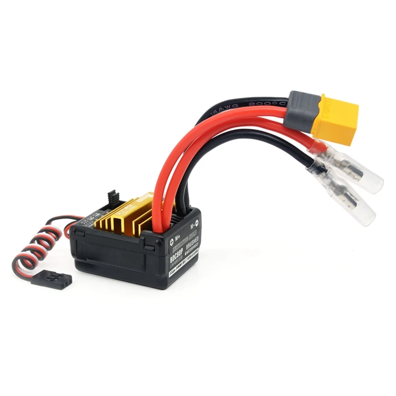 

ROCKET 80A PLUS V2 Top-Level Brushed ECS Crawler 80A PLUS Brushed ESC for 1 / 10 Crawler Brushed Car