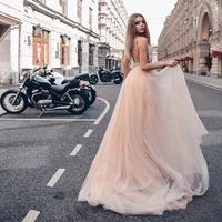uzn elegant champagne beading flowers prom dresses sexy v neck backless prom gown tulle a line evening dress %d0%bf%d0%bb%d0%b0%d1%82%d1%8c%d1%8f %d0%b4%d0%bb%d1%8f %d0%b2%d1%8b%d0%bf%d1%83%d1%81%d0%ba%d0%bd%d0%be