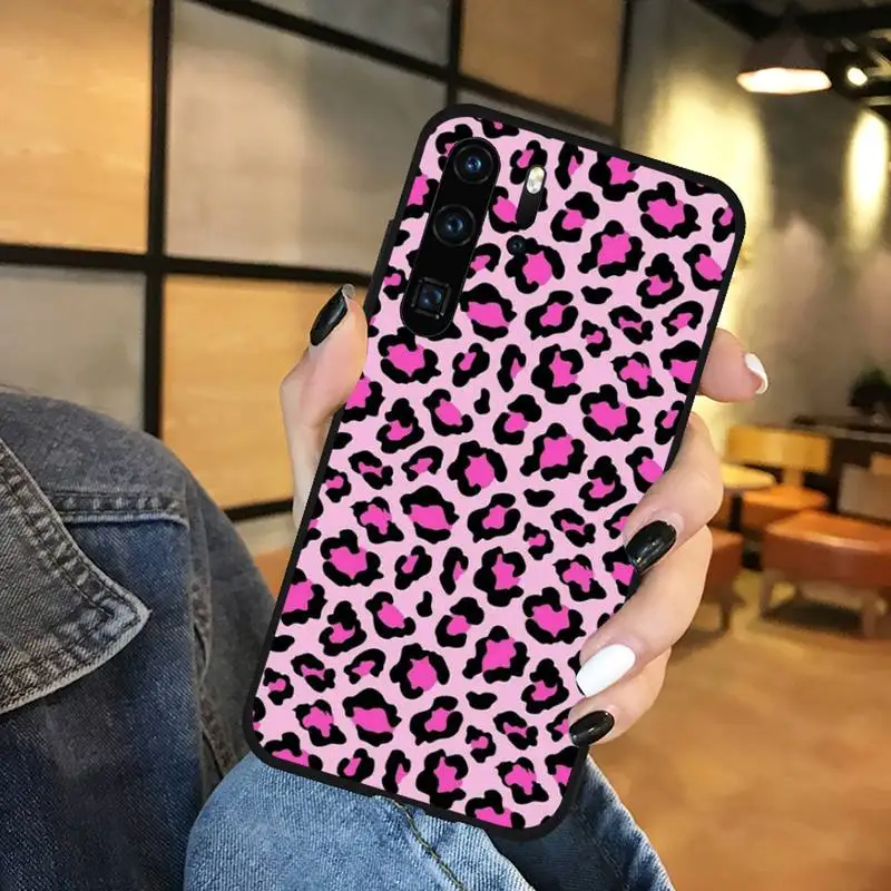 

Leopard Print Phone Case For Huawei honor Mate P 9 10 20 30 40 Pro 10i 7 8 a x Lite nova 5t