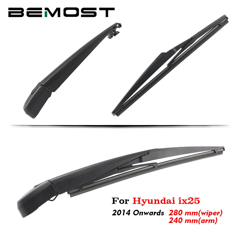 

BEMOST Car Rear Windshield Wiper Arm Blades Brushes For Hyundai IX25 2014 Onwards 280MM Back Windscreen Auto Styling Accessories
