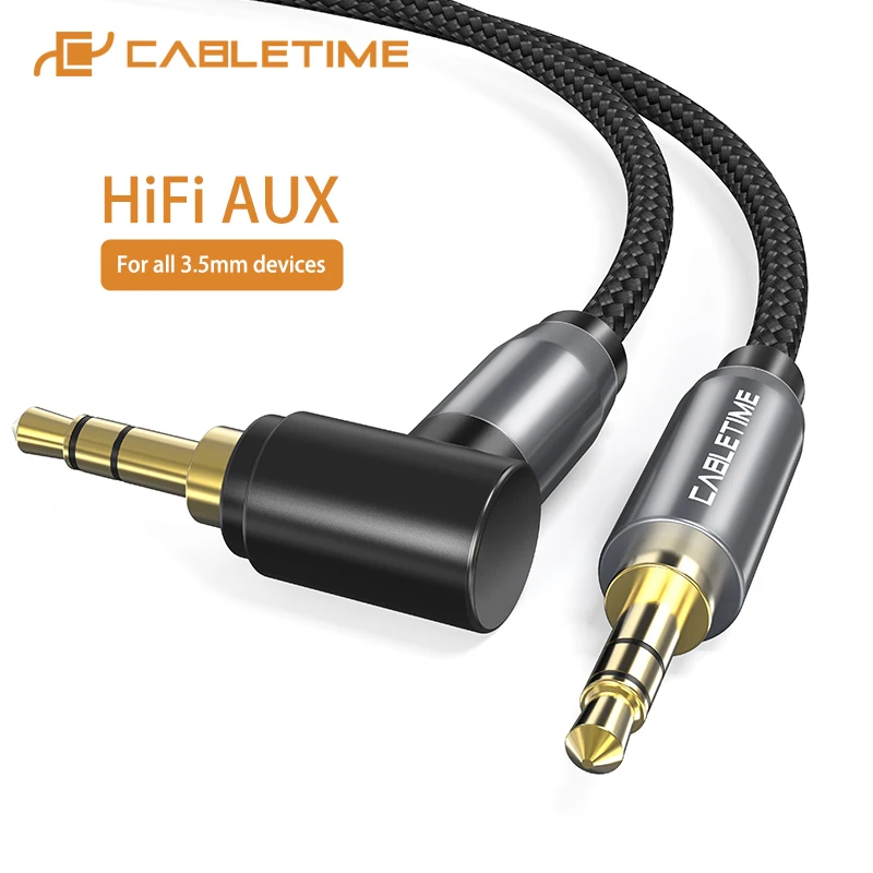 Кабель CABLETIME со штекером AUX 3 5 мм аудиокабель для динамика кабель наушников Huawei