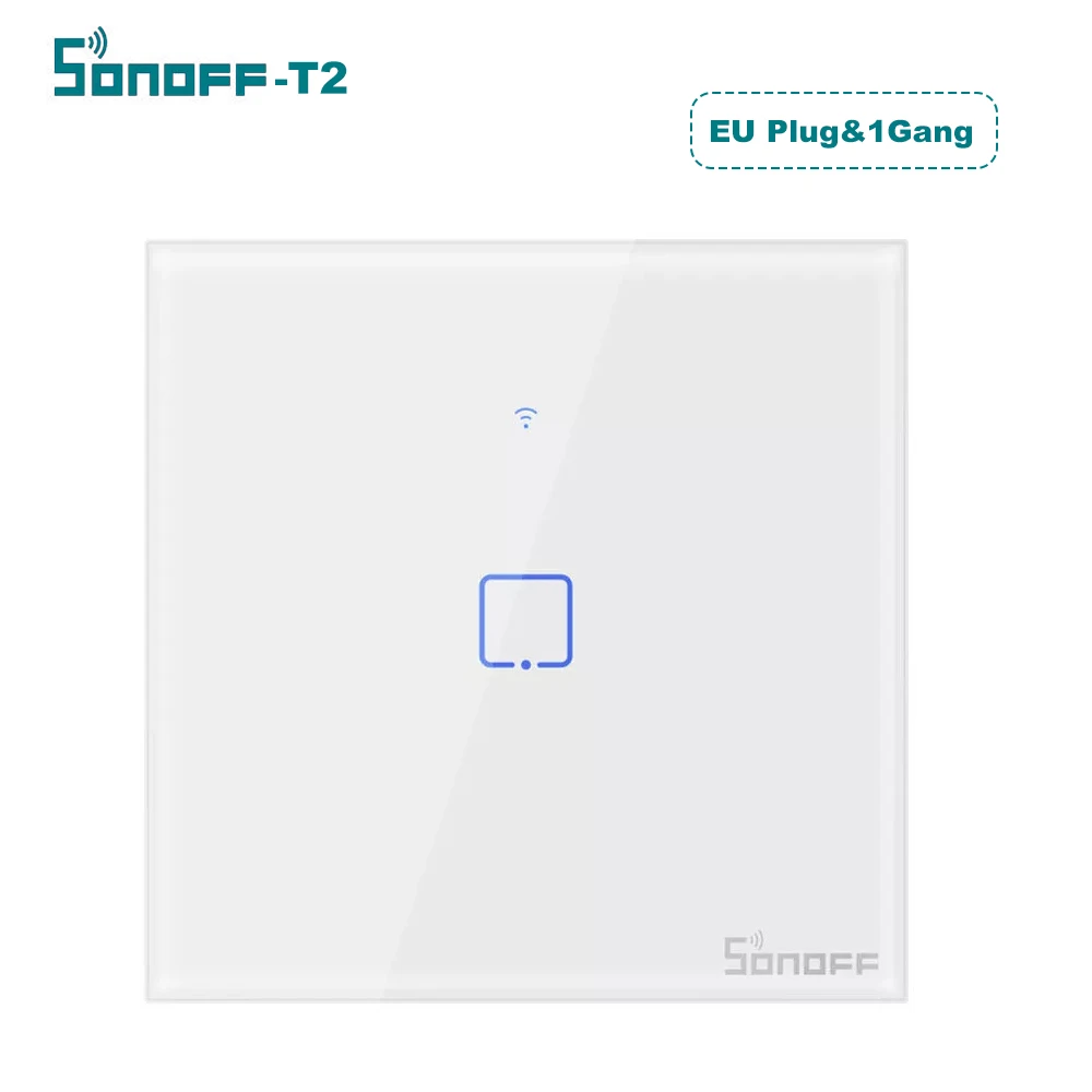 SONOFF WI-FI настенный выключатель 1/2/3 интеллигентая(ый) переключатель TX серия РЧ пульт дистанционного управления, настольная лампа, светодиодная лампа светильник переключатель умный дом Настенные переключатели