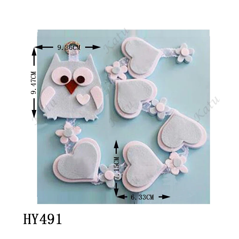 

Lovely Owl Cutting Dies - New Die Cutting And Wooden Mold,HY491 Suitable For Common Die Cutting Machines On The Market.