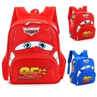 Детская сумка Disney McQueen с машинками для детского сада, рюкзак для безопасности для девочек и мальчиков, рюкзак для учеников начальной школы