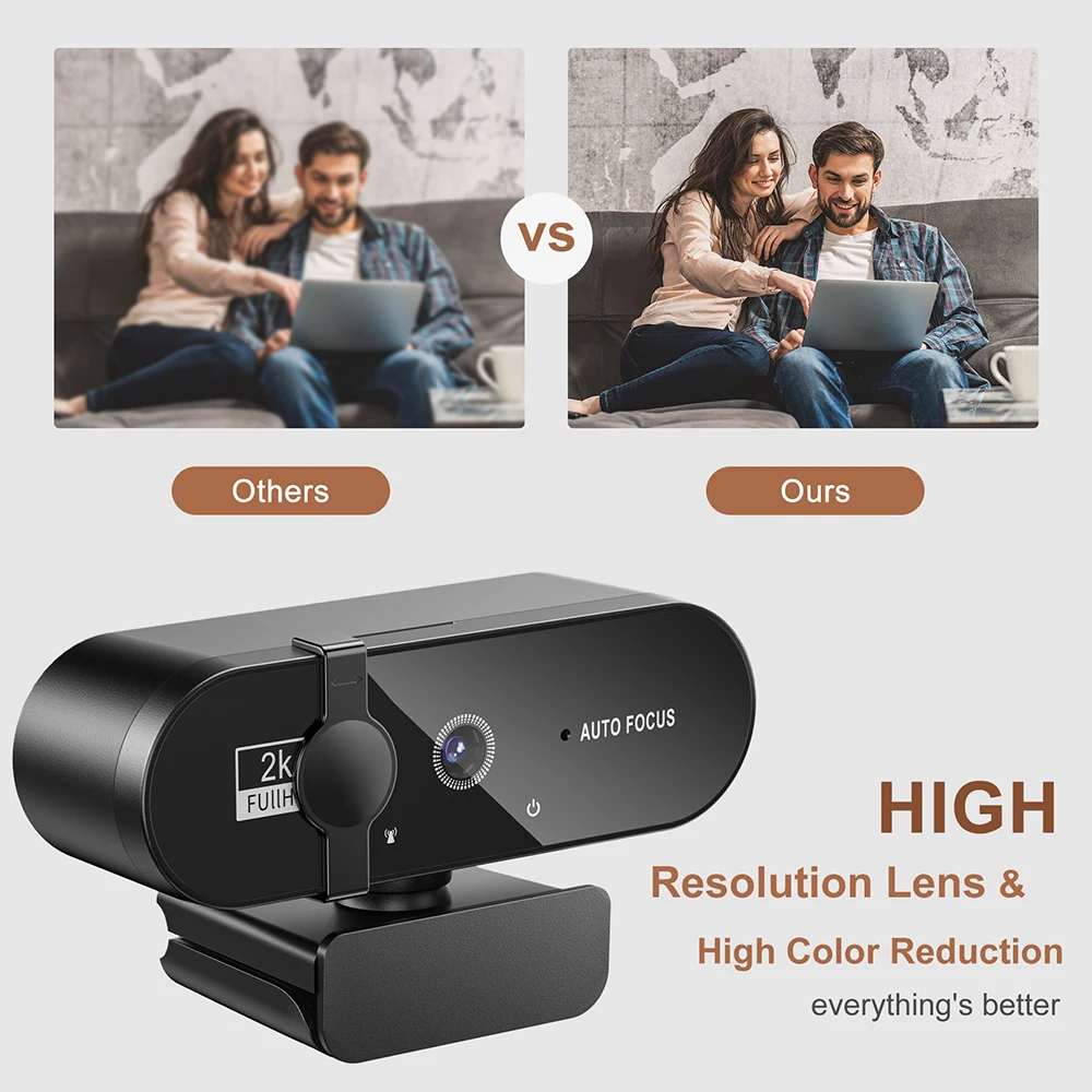 Webcam 1080P 4K Web Camera Mini 2K With Microphone USB Cam Full HD For PC Video Shooting Online | Компьютеры и офис